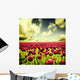 Spring tulips Wall Mural