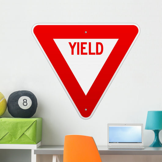 Usa Yield Sign – Wallmonkeys