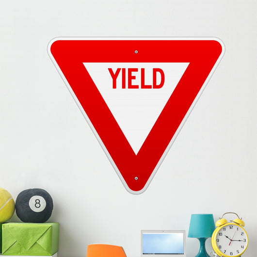 Usa Yield Sign – Wallmonkeys