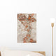 Old Red Bricks Wall Wall Decal