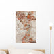 Old Red Bricks Wall Wall Decal