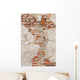 Old Red Bricks Wall Wall Decal
