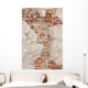 Old Red Bricks Wall Wall Decal