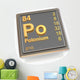Polonium Chemical Element Wall Decal