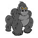 gorilla Wall Decal