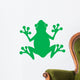 Green Frog Silhouette Logo Wall Decal
