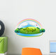 Alligator Rainbow Wall Decal