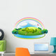 Alligator Rainbow Wall Decal