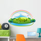Alligator Rainbow Wall Decal