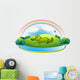 Alligator Rainbow Wall Decal