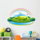 Alligator Rainbow Wall Decal