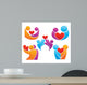 bright people in love, vector collection Wall Decal