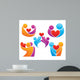 bright people in love, vector collection Wall Decal