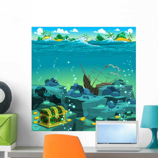 Seascape with Treasure and