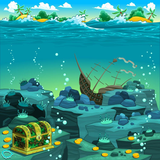 Seascape with Treasure and