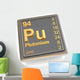 Plutonium Chemical Element Wall Decal