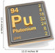 Plutonium Chemical Element Wall Decal