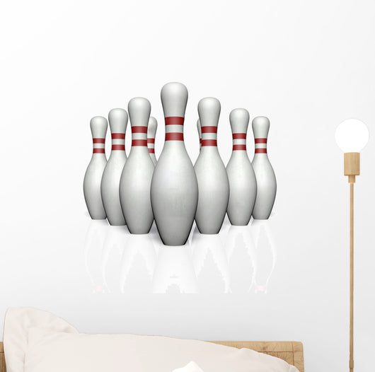 Bowling skittles Wall Decal