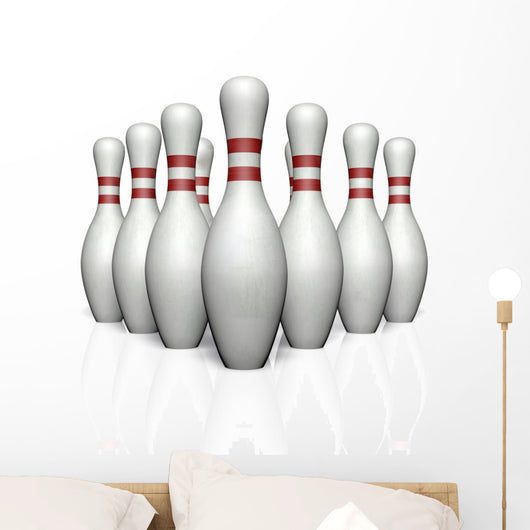 Bowling skittles Wall Decal