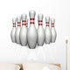 Bowling skittles Wall Decal