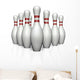Bowling skittles Wall Decal
