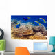 Powder Blue Tang Coral Wall Mural