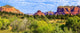 Panoramic Famous Red Rock