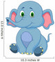 Cute Baby Elephant Cartoon