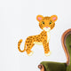 Cite cheetah cartoon Wall Decal