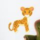 Cite cheetah cartoon Wall Decal