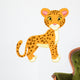 Cite cheetah cartoon Wall Decal