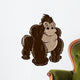 gorilla vintage cartoon Wall Decal