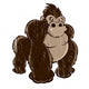gorilla vintage cartoon Wall Decal
