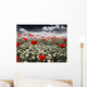 Poppies in a Field Wall Mural