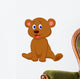 Cute Baby Bear Cartoon Wall Decal