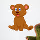 Cute baby bear cartoon Wall Decal