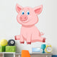 Cute pig cartoon Wall Decal