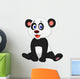 Cute Baby Panda Cartoon Wall Decal