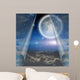 Veil of sky pulled open to reveal other Wall Mural