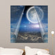 Veil of sky pulled open to reveal other Wall Mural