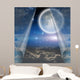 Veil of sky pulled open to reveal other Wall Mural