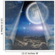 Veil of sky pulled open to reveal other Wall Mural