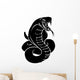 Stylised snake illustration Wall Decal