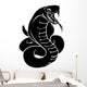 Stylised snake illustration Wall Decal