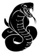 Stylised snake illustration Wall Decal