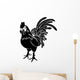 Stylised rooster illustration Wall Decal