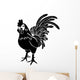 Stylised rooster illustration Wall Decal