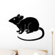 Stylised rat illustration Wall Decal