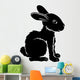 Stylised rabbit illustration Wall Decal