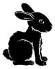 Stylised rabbit illustration Wall Decal